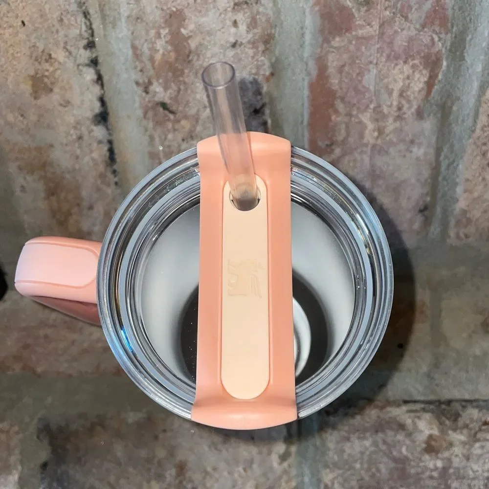 Starbucks X Stanley Summer 2023 40 oz pink peachy color Live Show Feature - Picture 6 of 8